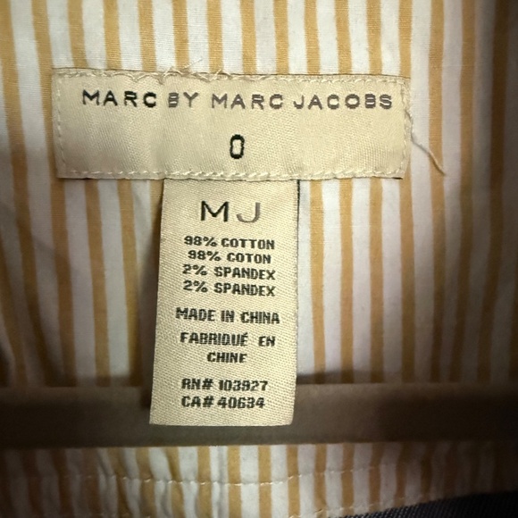 Marc By Marc Jacobs Denim Jean Button Dress with Belt Size 0 - Picture 10 of 11